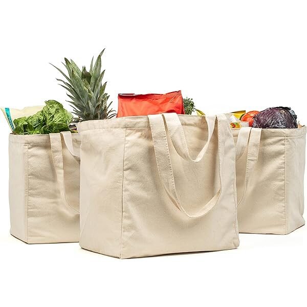 Natuurlijke Katoenen Canvas Tas Met Kruisje | Cotton Tote Factory | Cotton Tote Factory Natuurlijke Katoenen Canvas Tas Met Kruisje