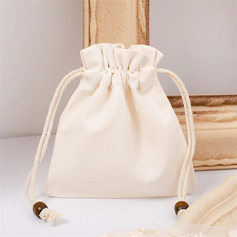 Reusable Canvas Drawstring Bags Flannel Lining Jewelry Cosmetics Portable Storage Cloth Bag Small Coin Purse Gift | Cotton Tote Factory | Cotton Tote Factory Herbruikbare Canvas Trekkoordtassen Flanelvoering Sieraden Cosmetica Draagbare Opbergtas Kleine Portemonnee Cadeau