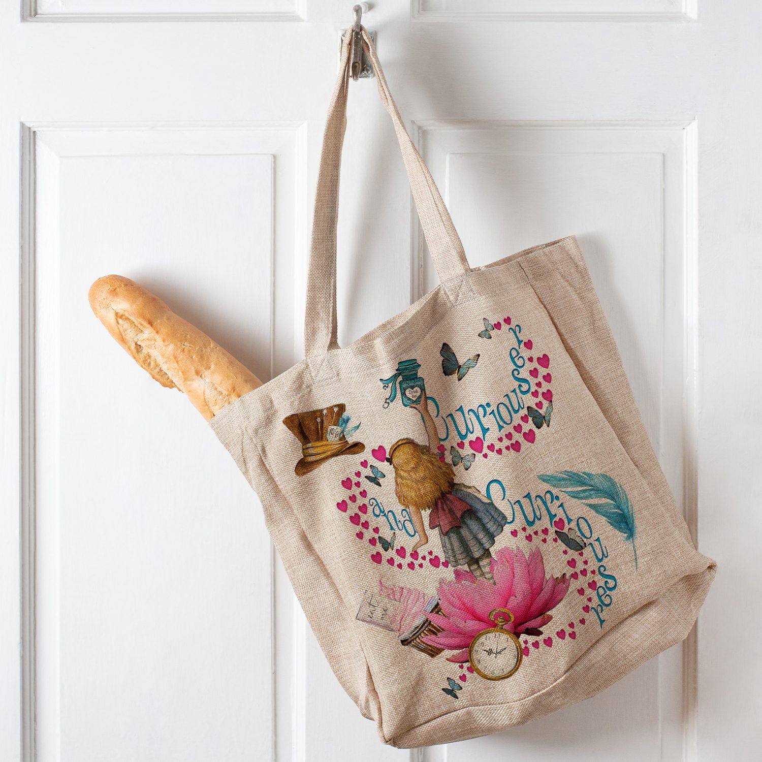 Middelgrote Katoenen Tas Met Digitale Print Cotton Tote Factory | Cotton Tote Factory Middelgrote Katoenen Tas Met Digitale Print Cotton Tote Factory