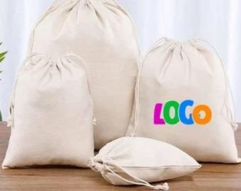 Canvas Baumwolltasche Mit Kordelzug Cotton Tote Factory